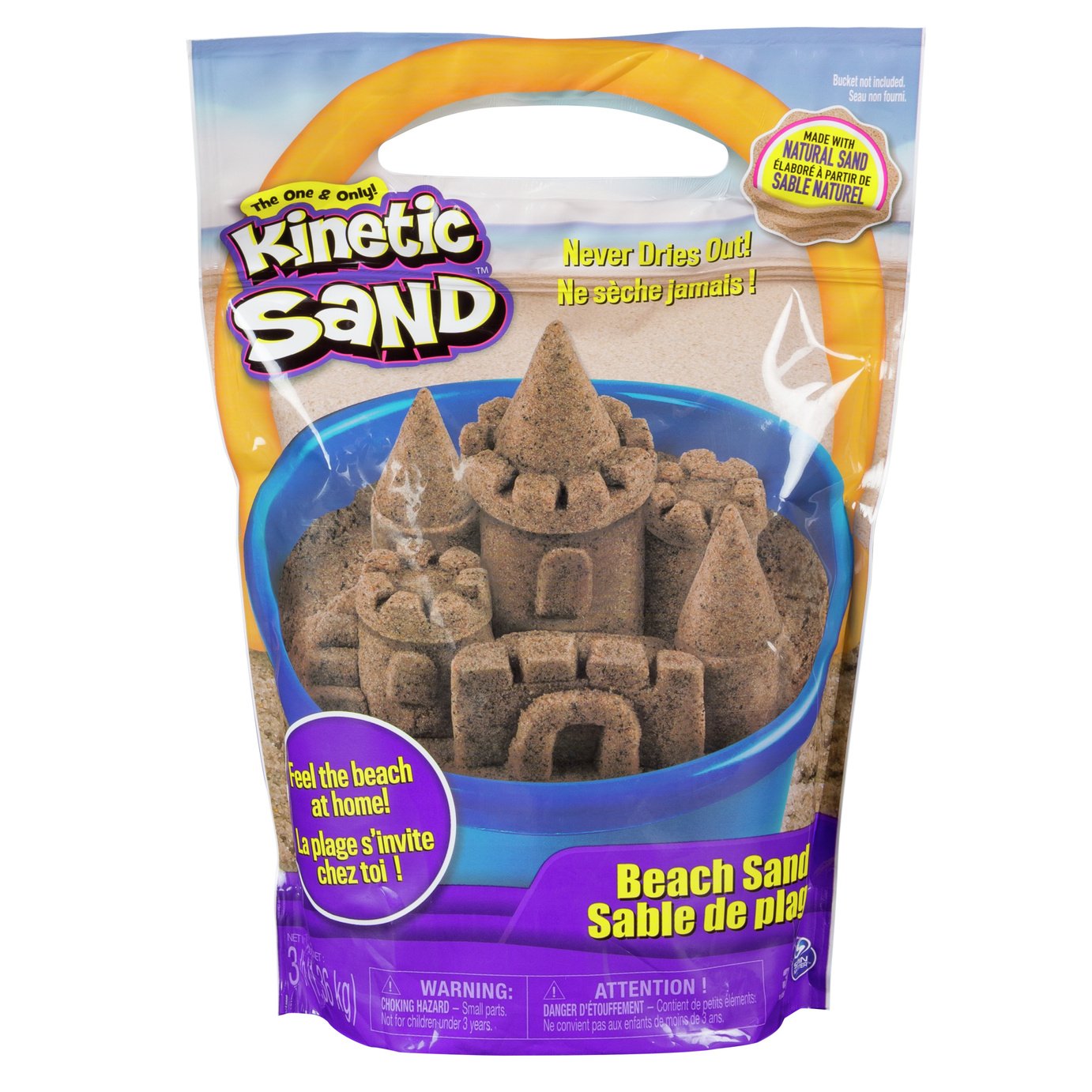 Kinetic Sand 3lb Natural Beach Sand