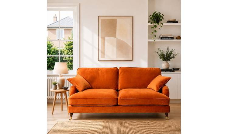 Artemis Home Mackenzie 4 Seat Sofa - Burnt Orange