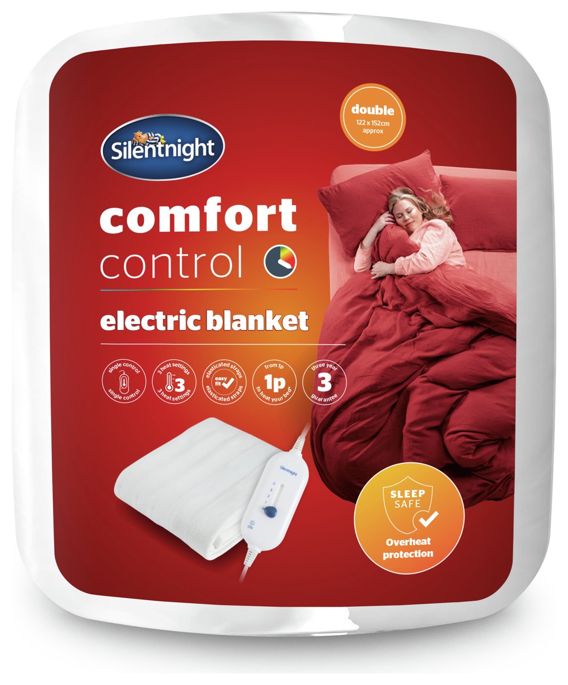 Silentnight Comfort Control Electric Underblanket - Single