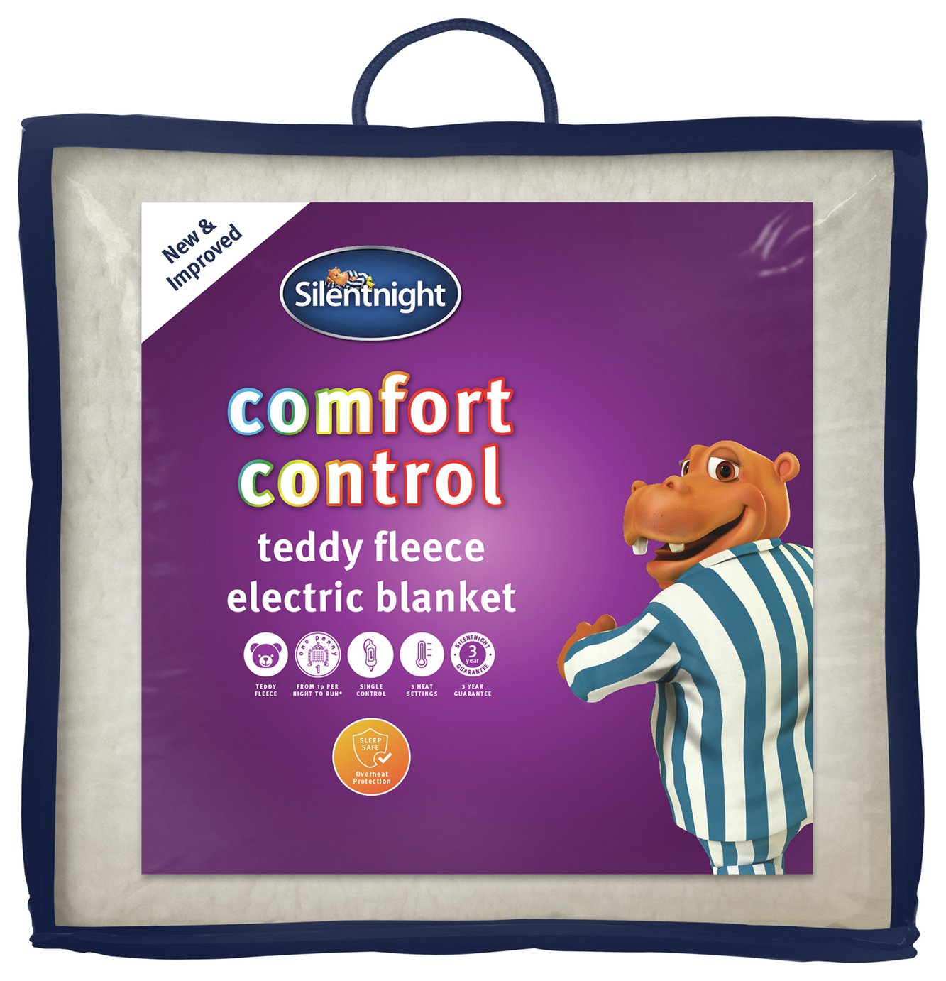 Silentnight Comfort Control. Electric Underblanket - Double