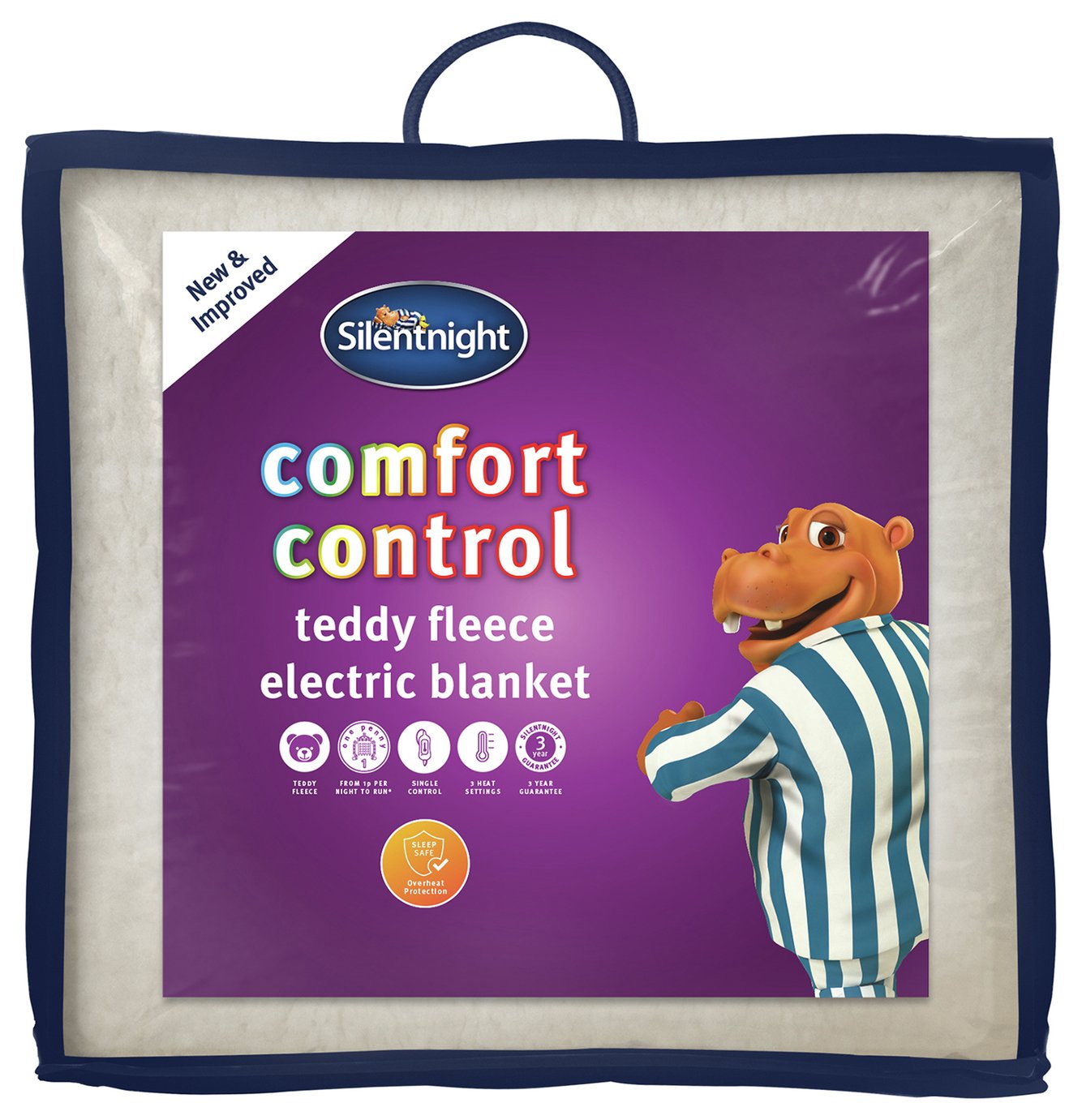 Silentnight Deluxe Fleecy Electric Underblanket - Single