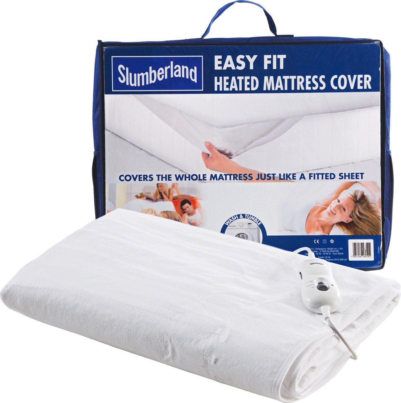 Slumberland Easy Fit Heated Mattress Cover - Single