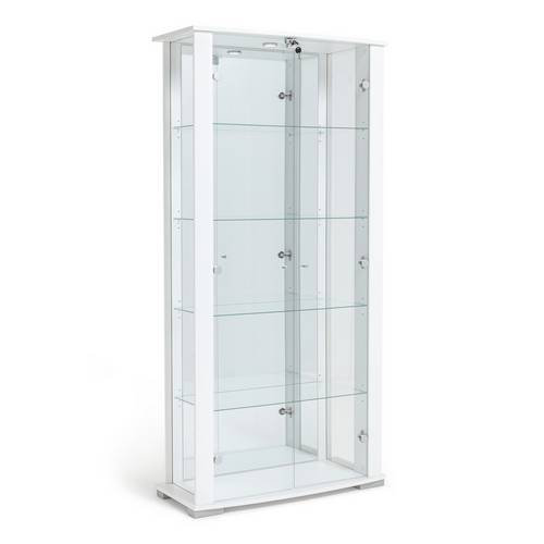 Buy Argos Home Stella 2 Door Glass Display White Gloss Display Argos