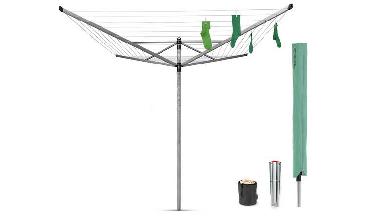 Buy Brabantia 50m Lift O Matic Washing Line with Ground Spike Washing lines Argos