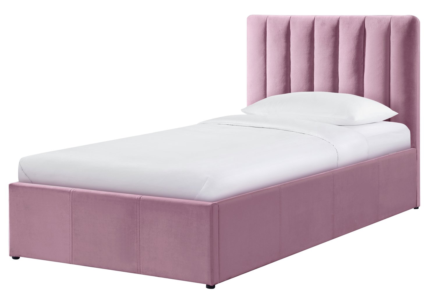 pink single bed frame
