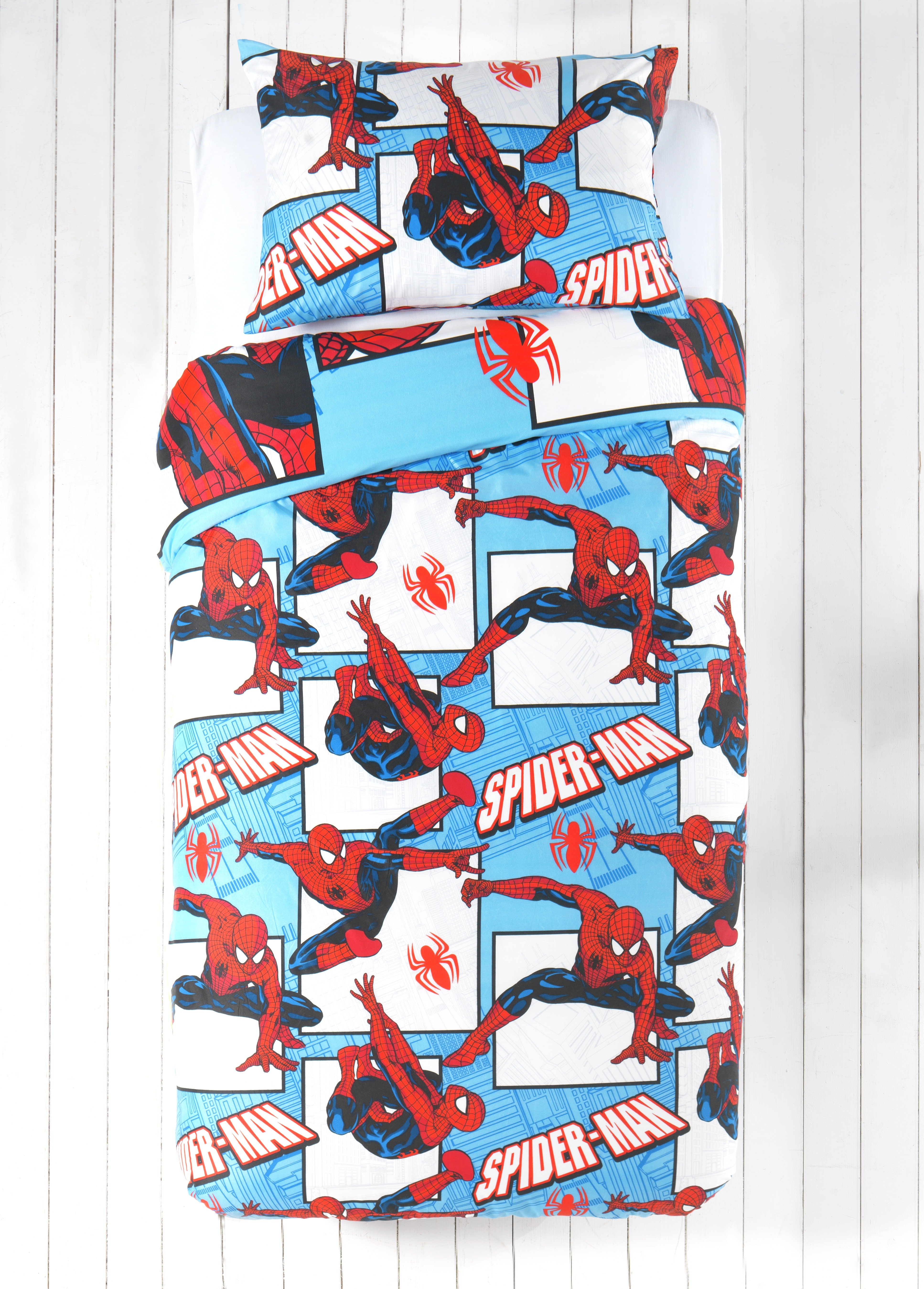 Spider Man Parker Rotary Children S Bedding Set Single 4509899