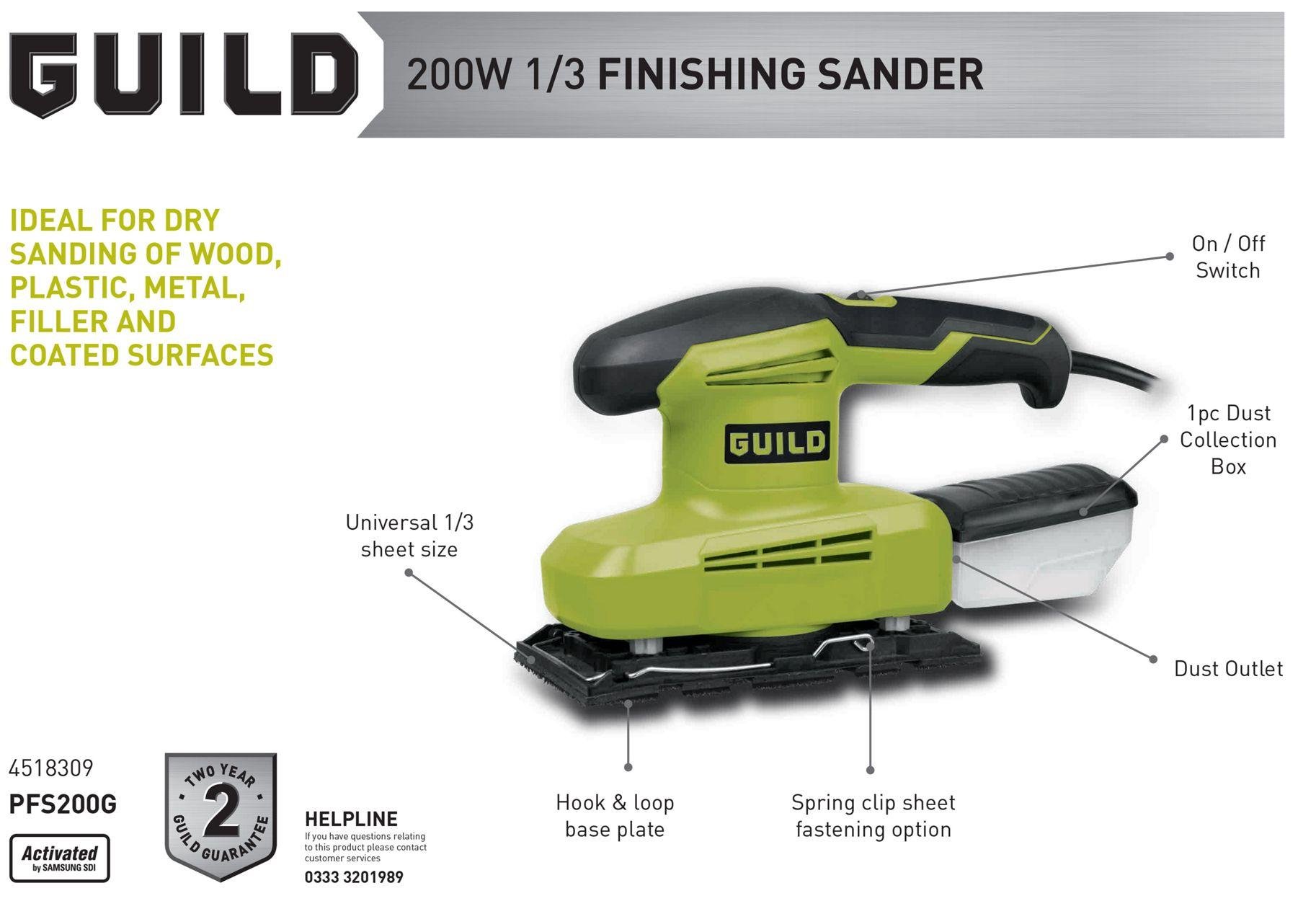 Guild 1/3 Sheet Sander Review