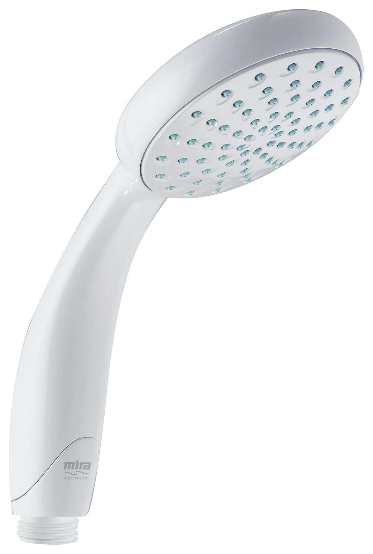 Mira Nectar Single Spray 9cm Shower Head - White.