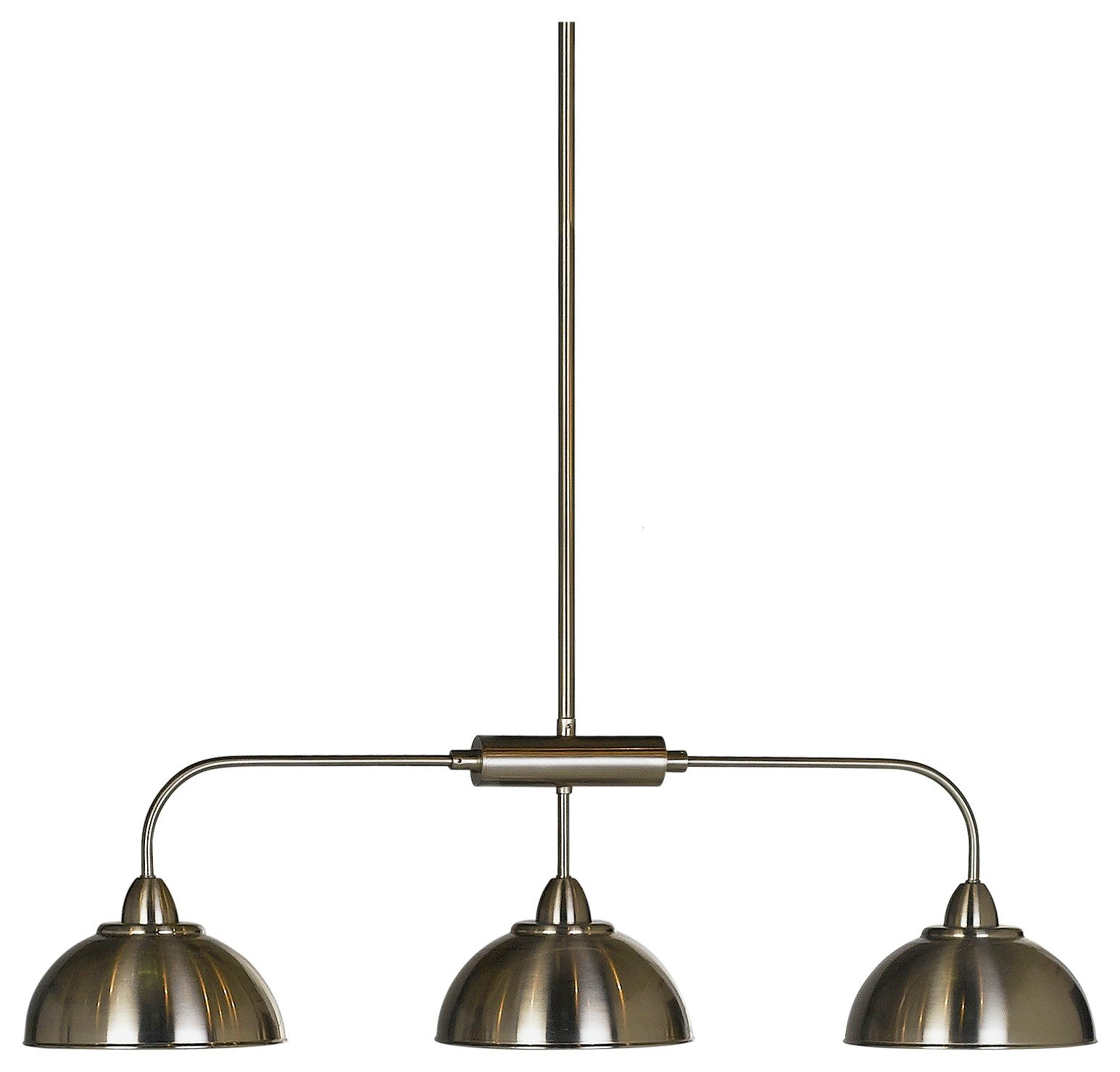 Argos Home Clancy 3 Light Bar Pendant - Nickel Effect