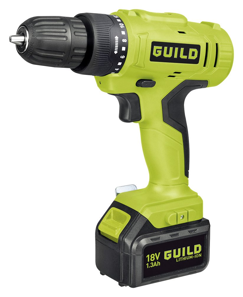 Guild 1.3AH Cordless Drill Driver 18V 4519889 Argos Price Tracker pricehistory