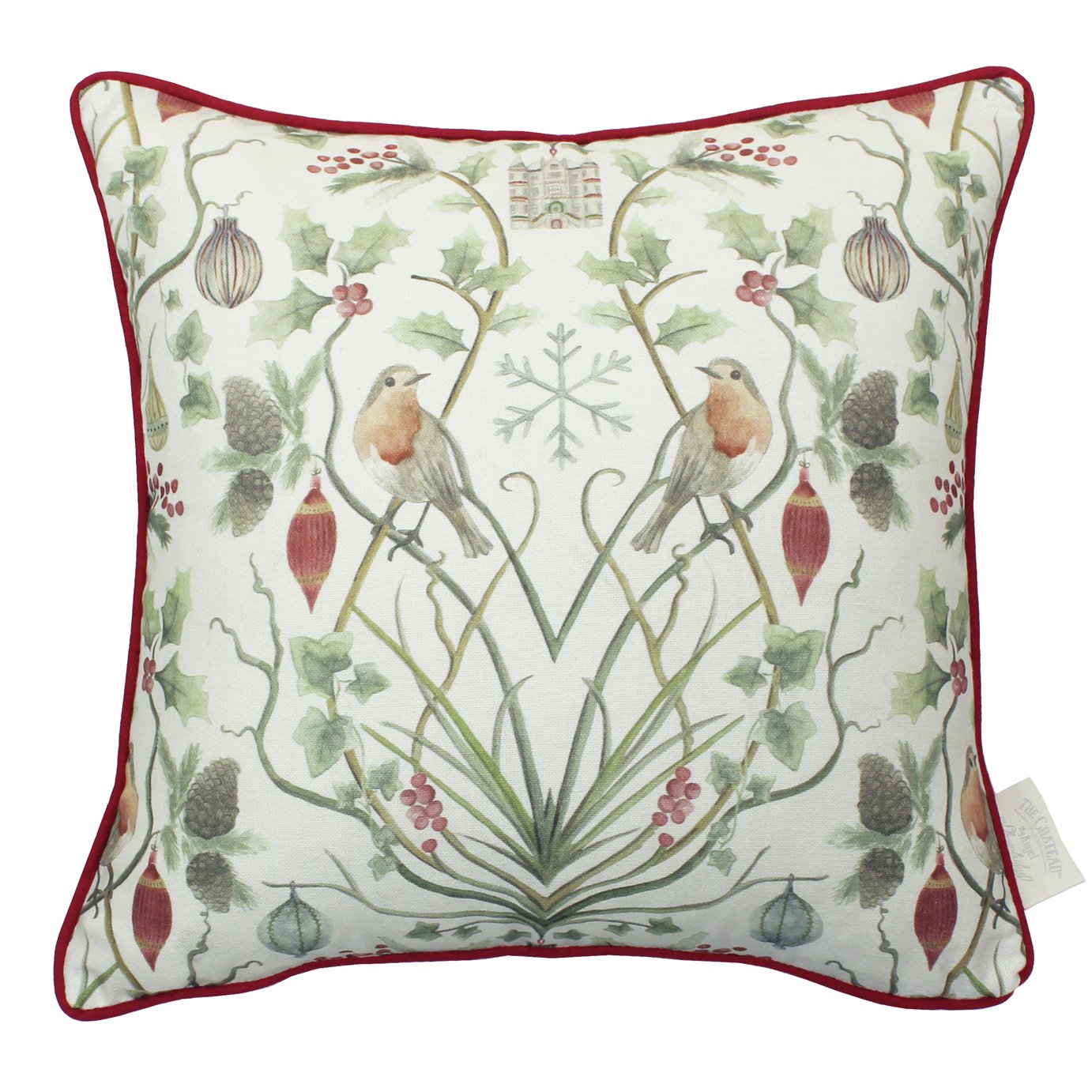 The Chateau by Angel Strawbridge Joyeux Noel Cushion Review