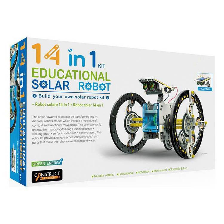 Menkind 14 In 1 Solar Robot Kit 0