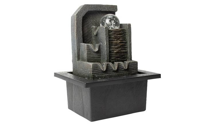 Menkind Aztec Water Fountain With Spinning Ball