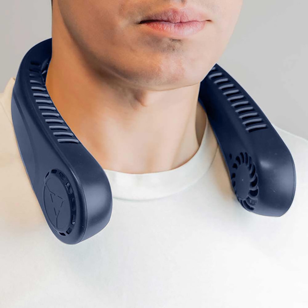 Buy Menkind Bladeless Neck Fan Blue | Novelty gifts | Argos