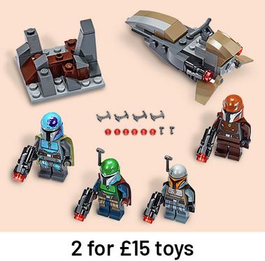 2 for £15 toys