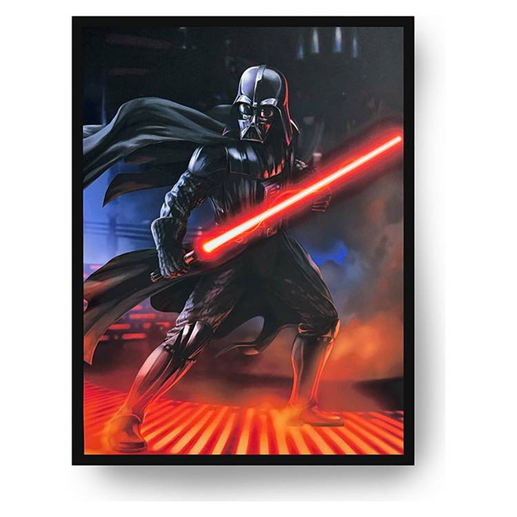 Menkind Disney Star Wars Darth Vader Light Up Canvas-40x30cm 0