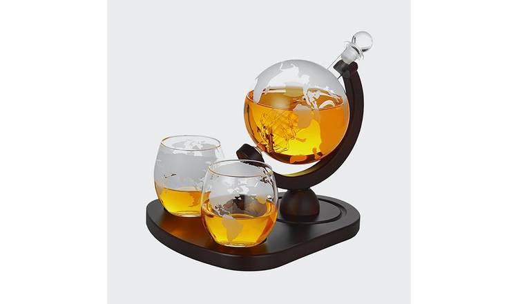 Menkind Deluxe Globe Decanter Set