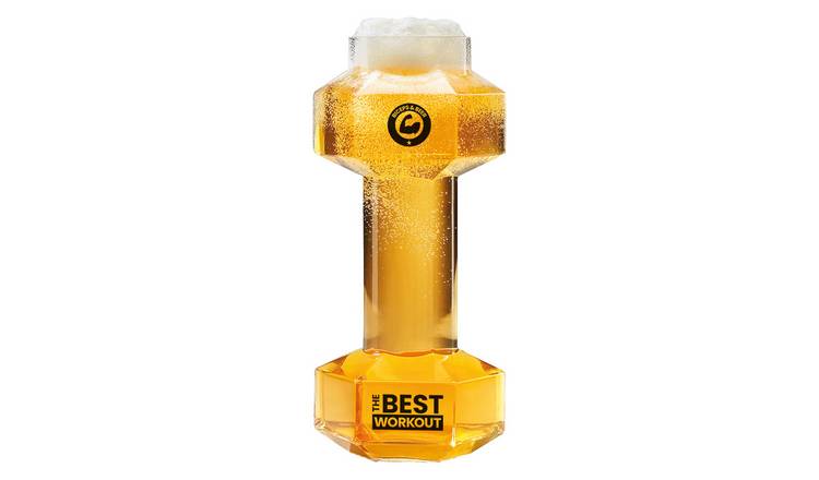 Menkind V2 Dumbbell Beer Glass