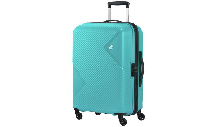 American Tourister Zakk Blue 4 Wheel Hard Case - Large