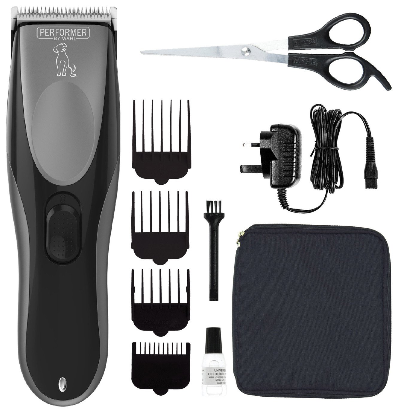 WAHL Performer Cord Cordless Pet Clipper, Dog Clippers, Cordless Dog Grooming Kit, Pet Hair Trimmer Set, Low Noise and Vibration, Grooming Pets at Hom