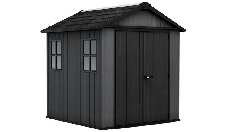 Keter Apex Plastic Grey Shed 7.5 x 7ft 