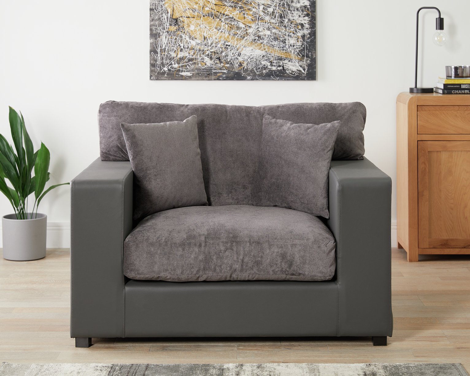 Argos Home Hartley Fabric Cuddle Chair Review