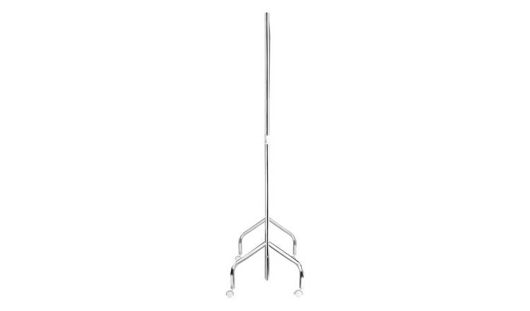 Argos Home Heavy Duty Single Clothes Rail - Chrome