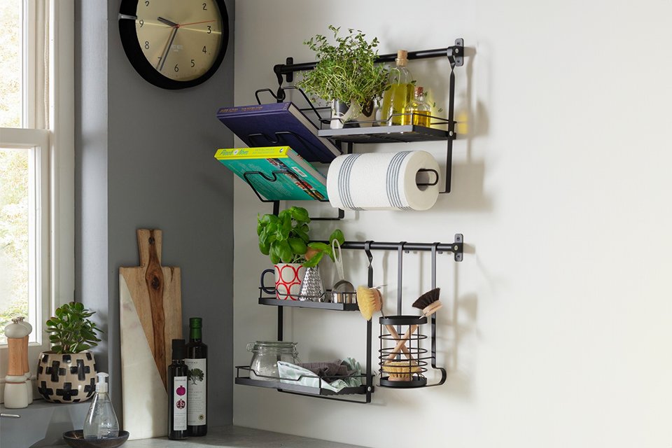 Habitat Wall Mounted Storage System.