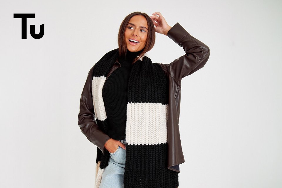 Layer up to keep the cold out. Includes knitwear, accessories and more.