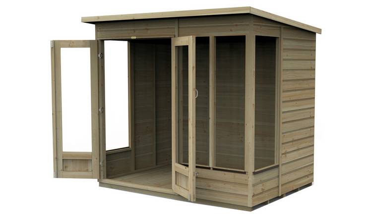 Forest Beckwood Shiplap Pent Summerhouse - 7 x 5ft