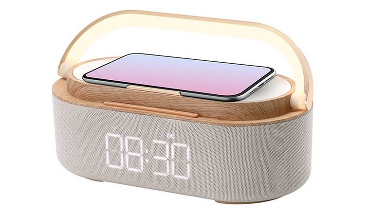 Menkind Light Up Wireless Alarm Clock