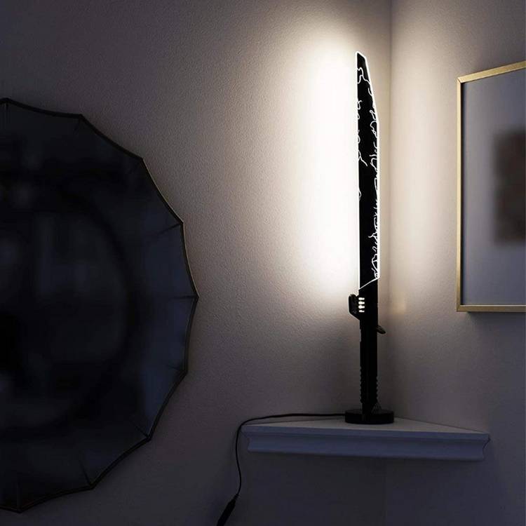 Menkind Mandalorian 59cm Dark Saber Desk Light 0