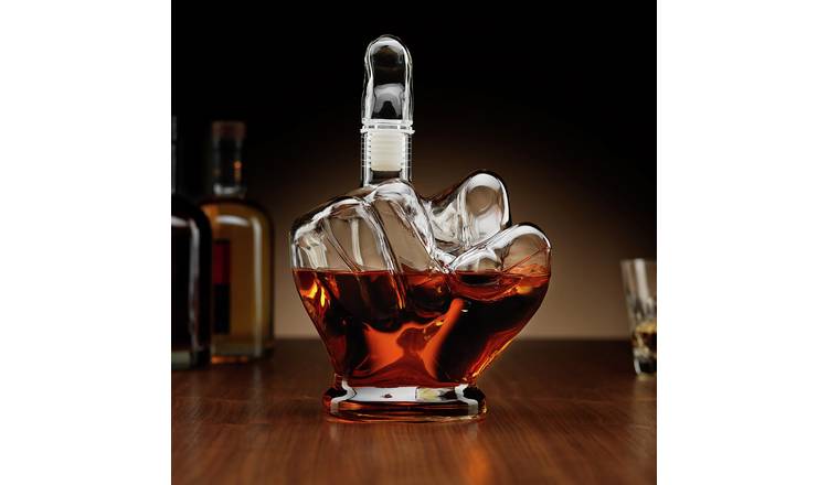 Menkind Middle Finger Decanter