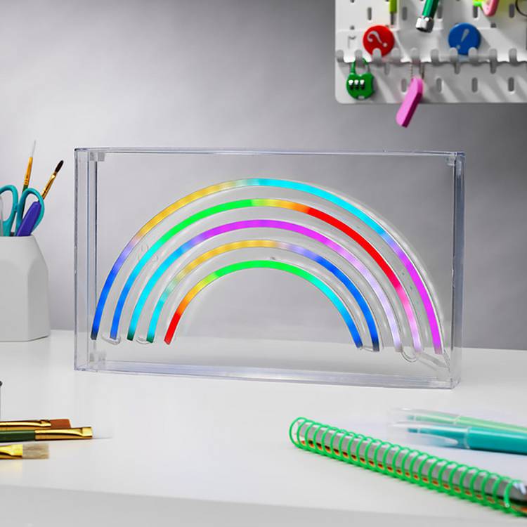 Menkind Rainbow Dynamic Neon Effect Light 0