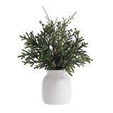 Ornaments and candles.