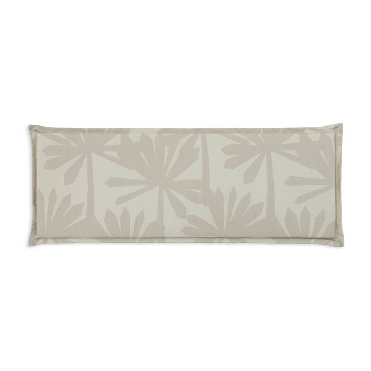 Habitat Palm Leaf Garden Bench Cushion - Grey 0