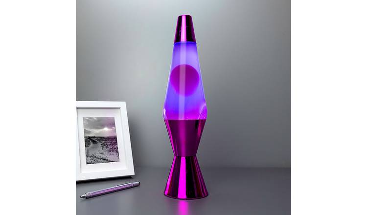 Menkind Purple Molten Lamp