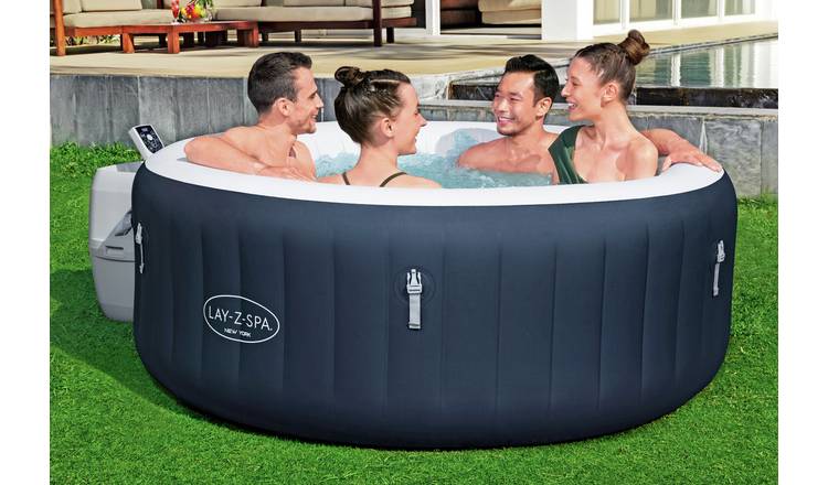 Lay-Z-Spa New York 4 Person AirJet Hot Tub