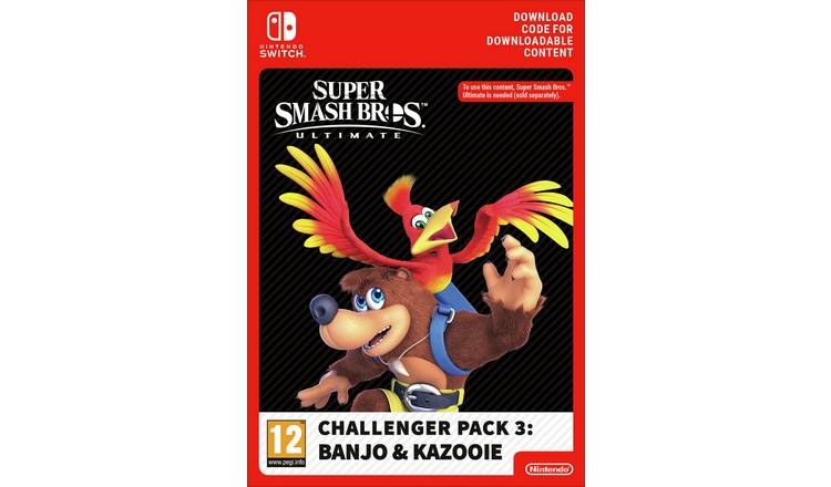 Super Smash Bros Ultimate Challenger Pack3 Banjo-Kazooie DLC