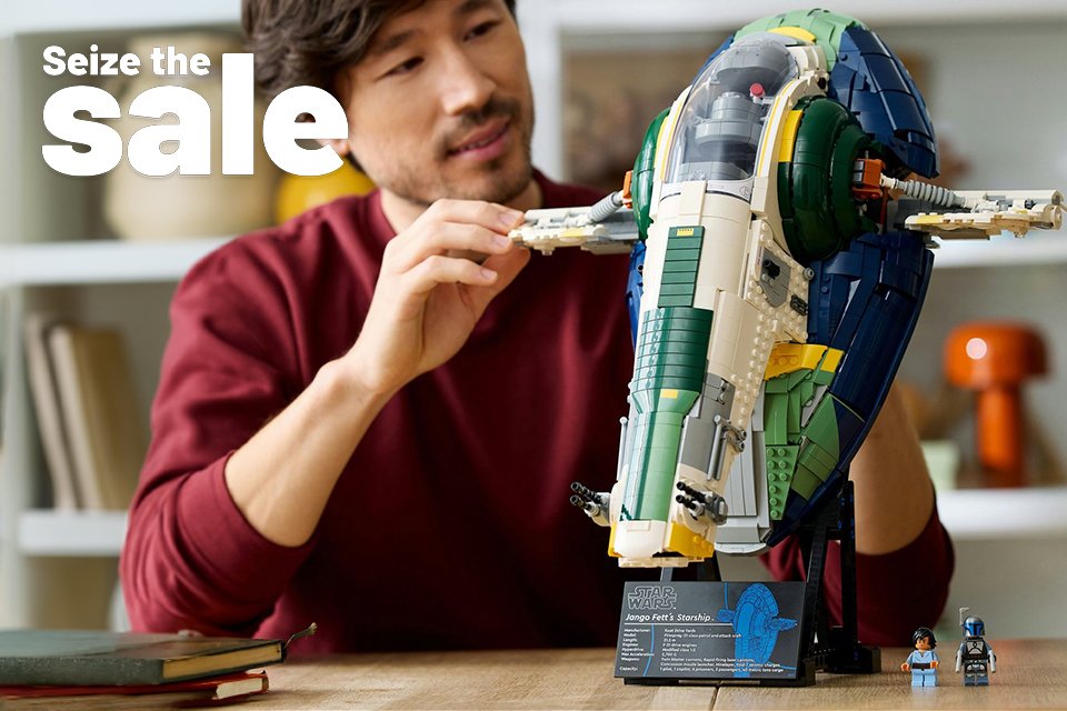 Seize the sale. Save up to 1/3 on selected LEGO® sets.
