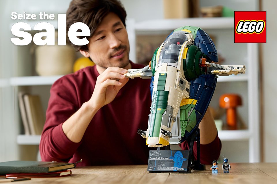 Seize the sale. Save up to 1/3 on selected LEGO® sets.