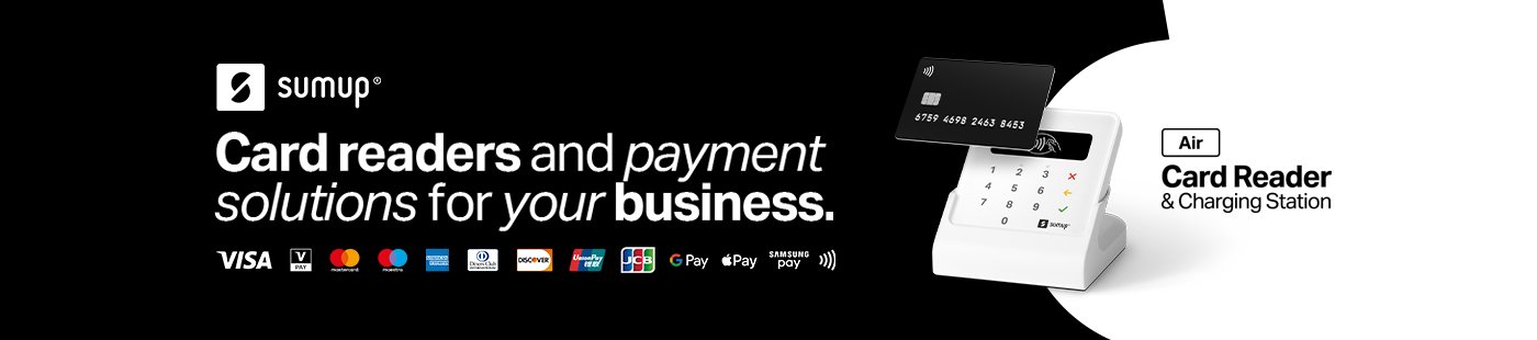 Sumup. Card readers and payment solutions for your business.