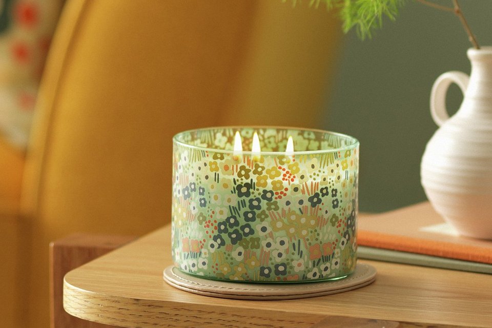 Habitat x Scion Meadow Multiwick Candle Hyacinth/White Birch.