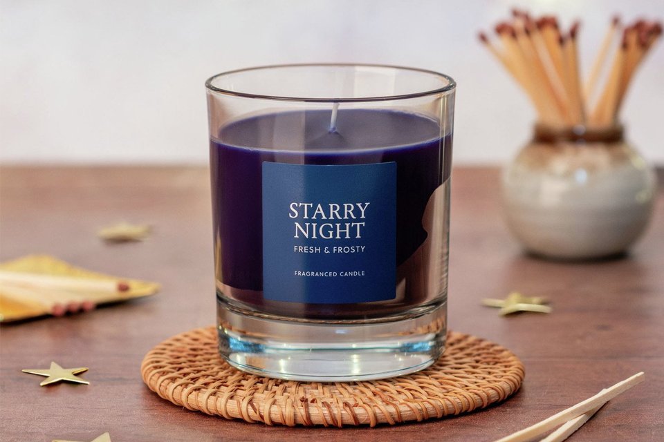 Wax Lyrical Medium Jar Candle - Starry Night.
