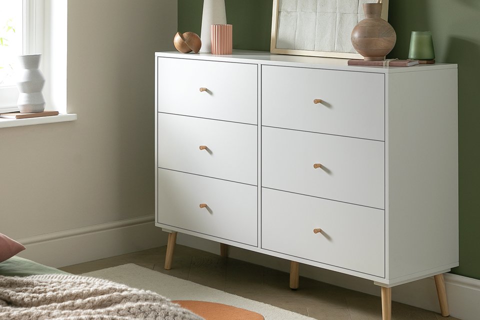 Habitat Otto 6 Drawer Chest - White.