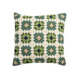 Argos Home Crochet Cushion - Green - 43x43cm.