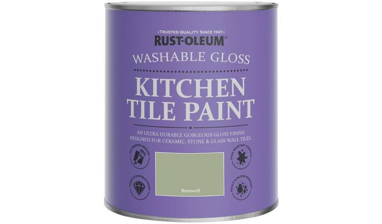 Rust-Oleum Kitchen Tile Gloss Paint 750ml - Bramwell