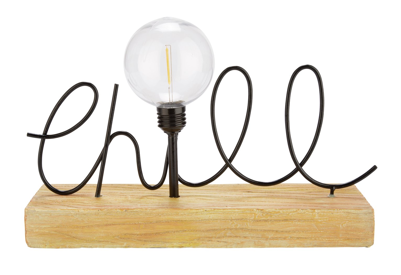 Argos Home Skandi Chill Word LED Sign Review