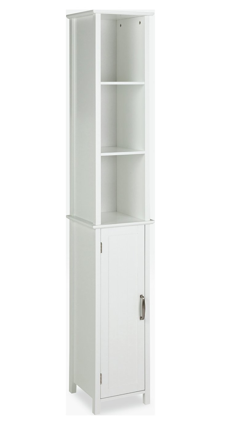 Argos Home Tongue & Groove Tallboy - White