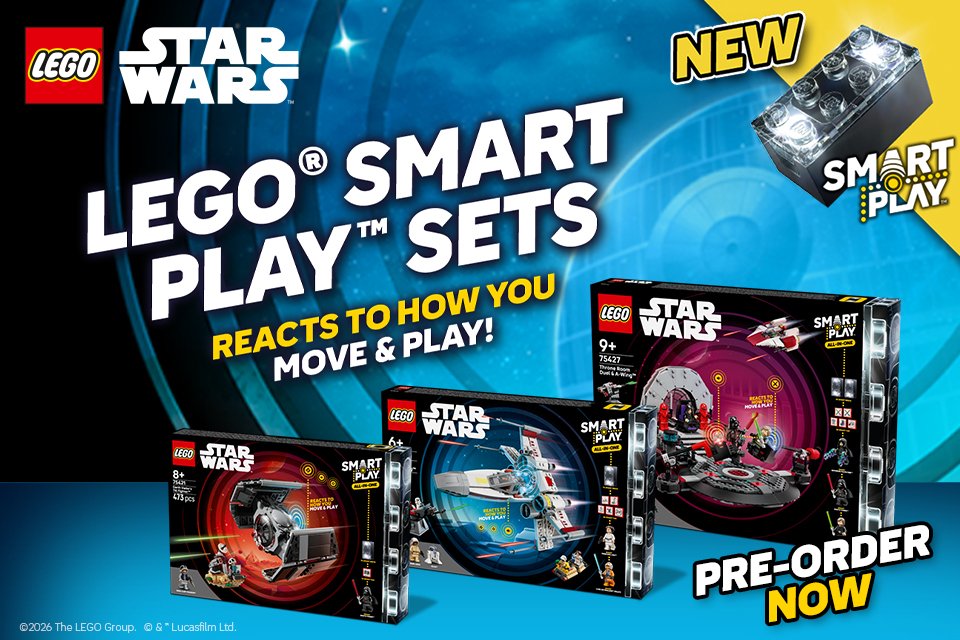 Explore new LEGO® sets. Including pre-order for the new LEGO® SMART PLAY™ sets.